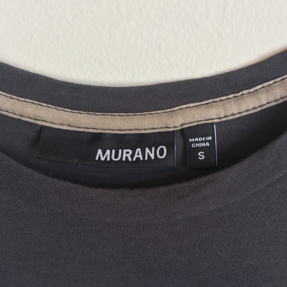 SOLD Murano gray Japanese floral tshirt - small - Picture 3 of 4